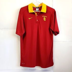 Nike USC Trojans Pull Over Shirt in Size M